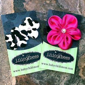 [SET of 2] Flower Clippies *NWT*